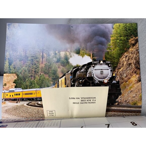 Union Pacific 2007 Train Locomotive Calendar Collectible Vintage Railway Photogr - Picture 5 of 10